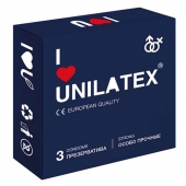 Ультрапрочные презервативы Unilatex Extra Strong - 3 шт. - Unilatex - купить с доставкой в Петрозаводске