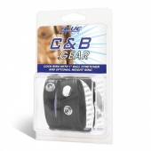 Утяжка для мошонки и пениса Cock Ring With 1  Ball Stretcher And Optional Weight Ring - BlueLine - купить с доставкой в Петрозаводске