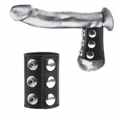 Утяжка на пенис на кнопочках 100% PVC STRAP WITH METAL SNAP - BlueLine - купить с доставкой в Петрозаводске