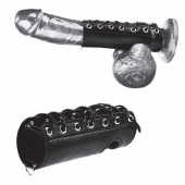 Сбруя на член на шнуровке 5  Cock Sheath - BlueLine - купить с доставкой в Петрозаводске
