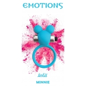Голубое эрекционное виброколечко Emotions Minnie Breeze - Lola Games - в Петрозаводске купить с доставкой
