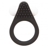Чёрное эрекционное кольцо LIT-UP SILICONE STIMU RING 1 BLACK - Dream Toys - в Петрозаводске купить с доставкой