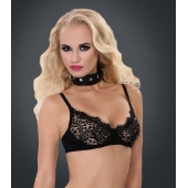 Полиуретановый ошейник с пуклями и D-кольцами Collar with Studs - Blush Novelties - купить с доставкой в Петрозаводске