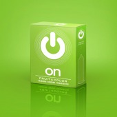 Цветные ароматизированные презервативы ON) Fruit   Color - 3 шт. - ON) - купить с доставкой в Петрозаводске