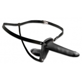 Женский страпон с вагинальной пробкой Double Penetrix Strap-on - 15 см. - Pipedream - купить с доставкой в Петрозаводске