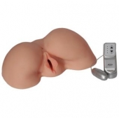 Телесная вибровагина из киберкожи с выносным пультом - LOVETOY (А-Полимер) - в Петрозаводске купить с доставкой