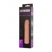 Насадка-удлинитель Extension sleeve телесного цвета - 18,5 см. - Sitabella - в Петрозаводске купить с доставкой
