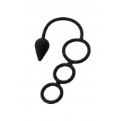 Тройное эрекционное кольцо с анальным хвостом Drop S-size - Erotist Adult Toys - в Петрозаводске купить с доставкой