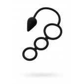 Тройное эрекционное кольцо с анальным хвостом Drop S-size - Erotist Adult Toys - в Петрозаводске купить с доставкой