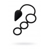 Тройное эрекционное кольцо с анальным хвостом Drop M-size - Erotist Adult Toys - в Петрозаводске купить с доставкой