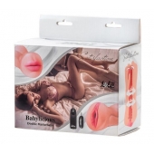 Двусторонний мастурбатор с вибропулей Satisfaction Babylicious - Lola Games - в Петрозаводске купить с доставкой