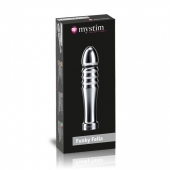Ребристый фаллоимитатор для электростимуляции Funky Fella Rill Dildo - 13 см. - MyStim - купить с доставкой в Петрозаводске