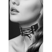 Оригинальный ошейник-чокер со шнуровкой - Bijoux Pour Toi - купить с доставкой в Петрозаводске