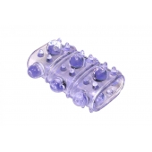 Фиолетовая насадка на пенис Rings Armour - Lola Games - в Петрозаводске купить с доставкой