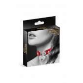 Красный чокер с замком в форме сердца - Bijoux Pour Toi - купить с доставкой в Петрозаводске