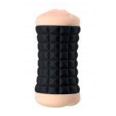 Двухсторонний мастурбатор JOS JANICE в черном цилиндре - JOS - в Петрозаводске купить с доставкой