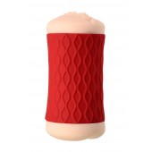 Двухсторонний мастурбатор JOS  NADIN в красном цилиндре - JOS - в Петрозаводске купить с доставкой