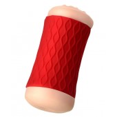 Двухсторонний мастурбатор JOS  NADIN в красном цилиндре - JOS - в Петрозаводске купить с доставкой