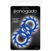 Набор из 3 синих эрекционных колец Renegade Gears - NS Novelties - в Петрозаводске купить с доставкой