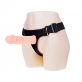 Телесный фаллоимитатор на трусиках Jessica Strap-On - 15,5 см. - Baile - купить с доставкой в Петрозаводске