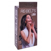 Кляп-трензель Lora с металлическими кольцами - Rebelts - купить с доставкой в Петрозаводске