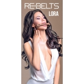 Кляп-трензель Lora с металлическими кольцами - Rebelts - купить с доставкой в Петрозаводске
