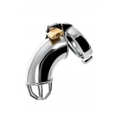 Серебристый мужской пояс верности TOYFA Metal - ToyFa - купить с доставкой в Петрозаводске