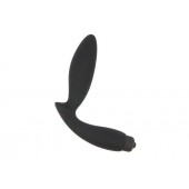 Чёрный вибростимулятор простаты Sex Expert Vibe Pleasure - Sex Expert - в Петрозаводске купить с доставкой