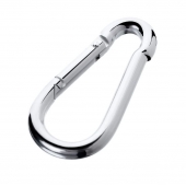 Серебристый карабин TOYFA Metal - ToyFa - купить с доставкой в Петрозаводске