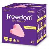 Женские гигиенические тампоны без веревочки FREEDOM mini - 3 шт. - Freedom - купить с доставкой в Петрозаводске