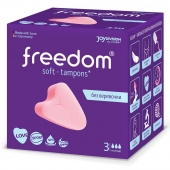 Женские гигиенические тампоны без веревочки FREEDOM normal - 3 шт. - Freedom - купить с доставкой в Петрозаводске
