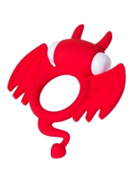 Красное эрекционное кольцо на пенис JOS COCKY DEVIL - JOS - в Петрозаводске купить с доставкой