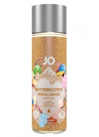 Смазка на водной основе Candy Shop Butterscotch с ароматом ирисок - 60 мл. - System JO - купить с доставкой в Петрозаводске