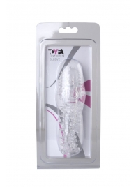 Прозрачная насадка с шишечками и шипами - 13,5 см. - Toyfa Basic - в Петрозаводске купить с доставкой