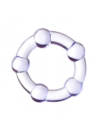 Фиолетовое эрекционное кольцо A-Toys - A-toys - в Петрозаводске купить с доставкой