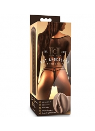 Коричневый мастубратор-вагина Nicole s Kitty - Blush Novelties - в Петрозаводске купить с доставкой