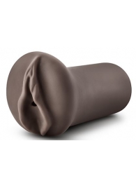 Коричневый мастубратор-вагина Nicole s Kitty - Blush Novelties - в Петрозаводске купить с доставкой
