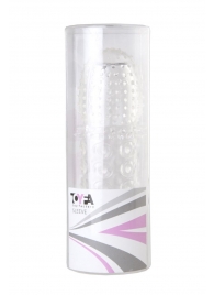 Прозрачная закрытая гелевая насадка - 13,5 см. - Toyfa Basic - в Петрозаводске купить с доставкой