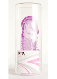 Фиолетовая насадка с коготком и шипами - 13 см. - Toyfa Basic - в Петрозаводске купить с доставкой