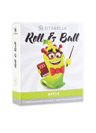 Стимулирующий презерватив-насадка Roll   Ball Apple - Sitabella - купить с доставкой в Петрозаводске