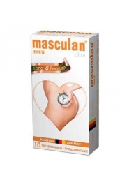Розовые презервативы Masculan Ultra Long Pleasure с колечками, пупырышками и продлевающим эффектом - 10 шт. - Masculan - купить с доставкой в Петрозаводске
