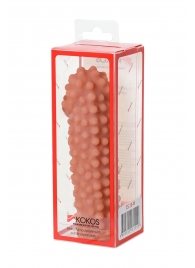 Телесная насадка на фаллос с бугорками KOKOS Extreme Sleeve 10 - 15,8 см. - KOKOS - в Петрозаводске купить с доставкой
