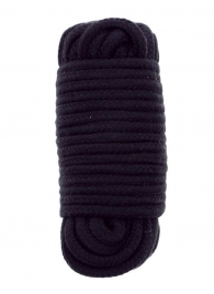 Черная веревка для связывания BONDX LOVE ROPE - 10 м. - Dream Toys - купить с доставкой в Петрозаводске