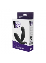 Черный вибромассажер простаты PROSTATE HERO - Dream Toys - в Петрозаводске купить с доставкой