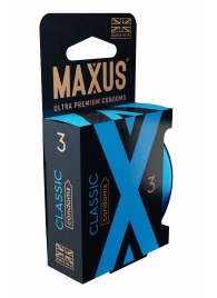 Классические презервативы в железном кейсе MAXUS Classic - 3 шт. - Maxus - купить с доставкой в Петрозаводске