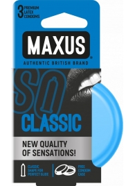Классические презервативы в железном кейсе MAXUS Classic - 3 шт. - Maxus - купить с доставкой в Петрозаводске