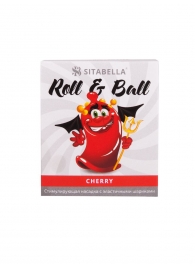Стимулирующий презерватив-насадка Roll   Ball Cherry - Sitabella - купить с доставкой в Петрозаводске