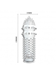 Закрытая прозрачная насадка Crystal sleeve - 14,2 см. - Erowoman-Eroman - в Петрозаводске купить с доставкой