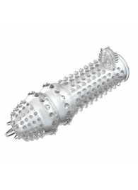 Закрытая прозрачная насадка Crystal sleeve - 14,2 см. - Erowoman-Eroman - в Петрозаводске купить с доставкой