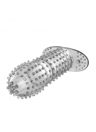 Закрытая прозрачная насадка Crystal sleeve - 12 см. - Erowoman-Eroman - в Петрозаводске купить с доставкой